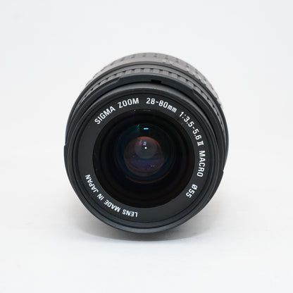 [ Excellent +5 ] SIGMA ZOOM 28-80mm F3.5-5.6 II MACRO A mount