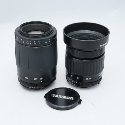 Tamron 35-90mm f/4-5.6 + 80-210mm f/4.5-5.6 — Nikon AF (Set of 2)